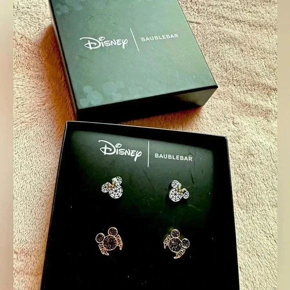BaubleBar x Disney double set Minnie Mickey Halloween earrings NWT - Picture 2 of 5